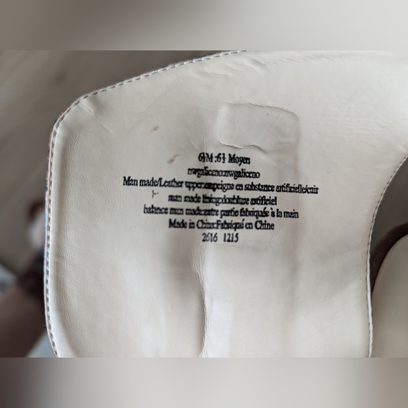 Man Made Real Leather Summer Sandals - Picture 4 of 4